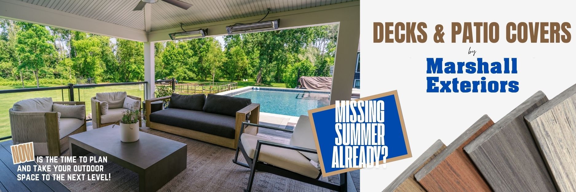 Your Dream Deck and Patio Roof Await Marshall Exteriors